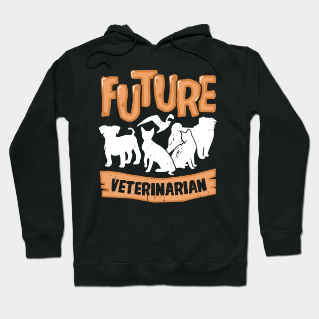 Future Veterinarian Vet School Student Gift Hoodie by Dolde08